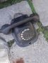 Черен бакелитен телефон с шайба, снимка 1 - Други - 45596870