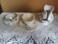 Комплект ръчно рисувани съдове Belleek Ирландия - 2, снимка 8