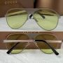 Gucci 2024 мъжки дамски унисекс слънчеви очила авиатор 5 цвята, снимка 2