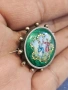 Сребърна брошка с guilloche enamel., снимка 6
