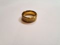 Невероятен дамски позлатен пръстен тип халка, снимка 2