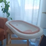 Бебешка вана + подложка, снимка 1