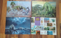 Старо списание Попкорн POPCORN три двойни плакати с динозаври , снимка 2