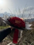 Вечен букет от сатенени рози, снимка 2