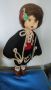 СОЦ Колекционерска стара кукла облечена във народна носия , снимка 1 - Колекции - 45593778