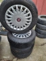 тенекиени джанти с гуми зимни за фият, 15цола , снимка 2