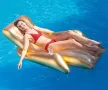 Надуваем блестящ златен шезлонг INTEX, 175 х 119 х 61см, снимка 1