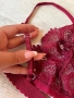 Ново бордо дантелено бюстие с регулиращи се презрамки S , M , L , XL налични размери 🩷🩷🩷🩷🩷, снимка 6