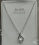 Елегантно сребърно колие с перлена висулка, снимка 3