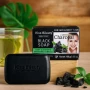 Сапун за лице и тяло с активен въглен и зелен чай – Kiss Beauty Black Soap, снимка 4