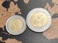 Монети Мексико - 2 бр, 1993, снимка 1 - Нумизматика и бонистика - 44937064