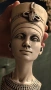 Декоративен бюст Нефертити – полирезин, винтидж визия“, снимка 1