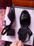 Летни елегантни черни сандали от естествена кожа с лак, 39 номер, снимка 6