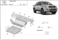 Метална кора TOYOTA HILUX VI 2004-2015 - под двигателскоростна кутия,диференциал,резервоар, снимка 2