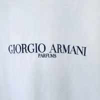 Бяла тениска GIORGIO ARMANI vintage, снимка 11 - Тениски - 45892461