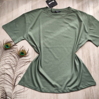 Дамски памучни тениски - три цвята - 22.50 лв., снимка 1 - Тениски - 44980116