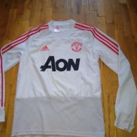 Манчестър Юнайтед маркова тениска Адидас дълги ръкави размер М отлична, снимка 1 - Футбол - 45252248