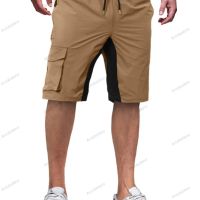 Ежедневни мъжки къси панталони с цветен блок в нов стил, 6цвята , снимка 3 - Къси панталони - 45375695