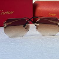 Cartier 2024 дамски слънчеви очила Осмоъгълни 4 цвята, снимка 11 - Слънчеви и диоптрични очила - 45248097