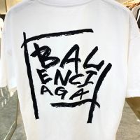 Balenciaga тениски , черни и бели , тениска баленсиага топ качество безплатна доставка, снимка 5 - Тениски - 45280551