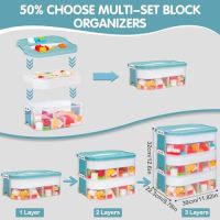 Нов Многофункционален Контейнер за Съхранение с Базова Плоча - Идеален за LEGO Организатор Кутия , снимка 5 - Други - 45505026