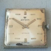 Швейцарски часовник Airain. Swiss made. Vintage watch. Ретро. Механичен. Military , снимка 4 - Мъжки - 45889657