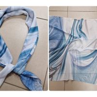 Красив дамски шал в различни принтове 70/70см, 100 процента памук, снимка 7 - Шалове - 45659921