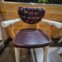 Столове естествена кожа , снимка 1 - Столове - 45478499