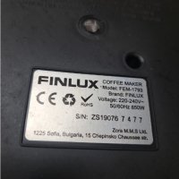 Кафе Машина Finlux FEM 1793, снимка 3 - Кафемашини - 45305512