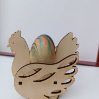 Симпатична поставка кокошка за яйце, снимка 3 - Декорация за дома - 45324669