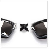 Очила за плуване за възрастни, ASKSA, с тапи за уши, UV защита и против замъгляване, гъвкав нос , снимка 3 - Водни спортове - 45372461