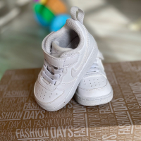 Бебешки обувки / маратонки Nike Court Borough с велкро, снимка 2 - Детски маратонки - 45056338