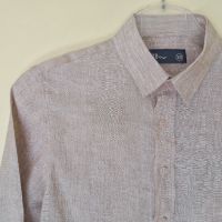 LTB 1948 Summer Shirt Long Sleeve / XS* / мъжка ленено памучна лятна риза / състояние: ново, снимка 9 - Тениски - 45189874