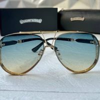 CHROME HEARTS мъжки слънчеви очила авиатор, снимка 8 - Слънчеви и диоптрични очила - 45438902