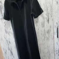 Тениска T-shirt  ежедневно спортна елегантна  черна еластична  рокля zara Zara памук памучна , снимка 3 - Рокли - 45160296