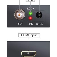 HDMI към SDI видео конвертор HDMI към BNC Converter + Адаптер, снимка 2 - Плейъри, домашно кино, прожектори - 45188937