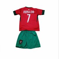 Екип Роналдо с калци Cr7 португалия Portugal Ronaldo тениска шорти и чорапи Европейско 2024, снимка 2 - Футбол - 45178176