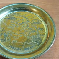 Стара английска чиния за украса, снимка 1 - Антикварни и старинни предмети - 45358371