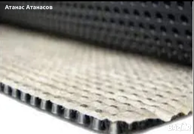 Дренажна мембрана каширана с геотекстил, снимка 1