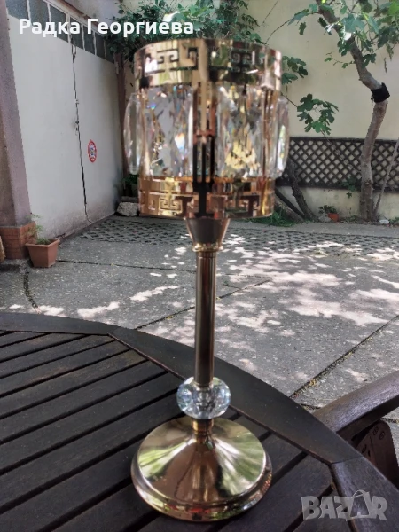Златист свещник за събития, снимка 1