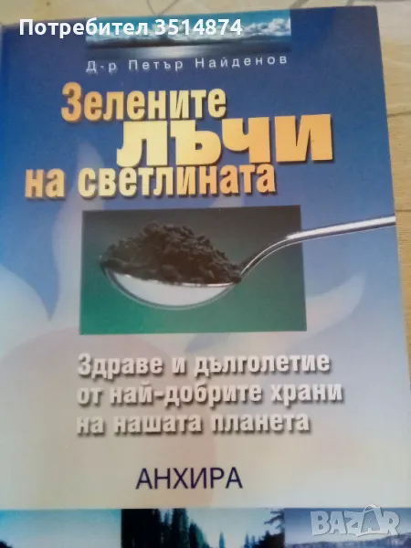 Зелените лъчи на Светлината Петър Найденов Анхира меки корици , снимка 1