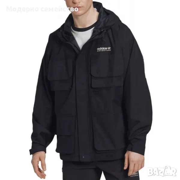 Мъжко яке ADIDAS Adventure Loose Fit Jacket Black, снимка 1