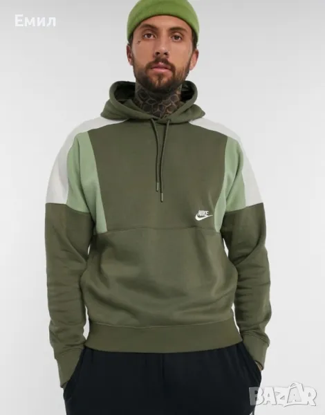 Мъжко худи Nike Colourblock Popover Hoodie, Рязмер М, снимка 1