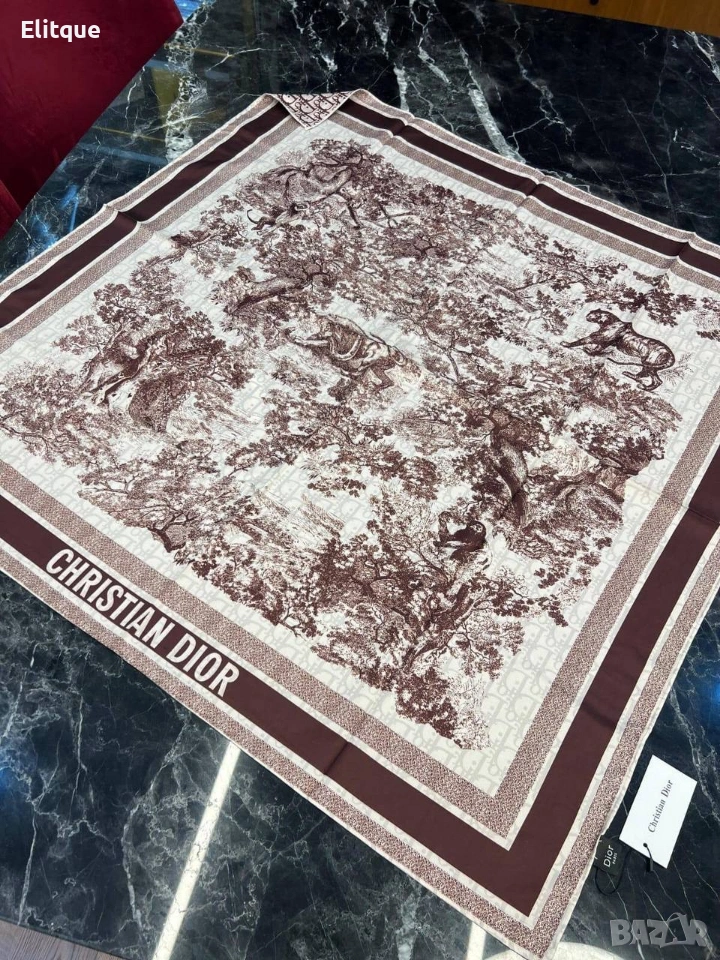 копринени шалове Louis Vuitton Burberry Christian Dior coach , снимка 1