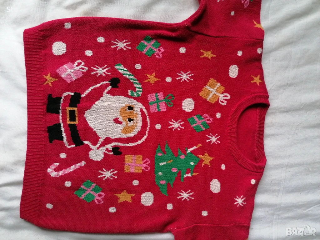 Два коледни пуловери 100% памук, снимка 1