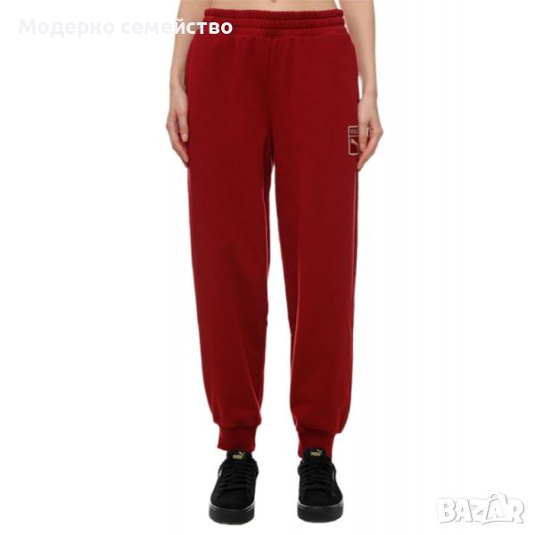 Дамско спортно долнище puma x vogue relaxed fit sweatpants red, снимка 1