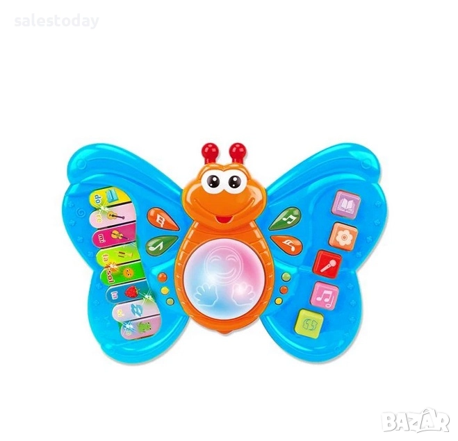 Бебешко пиано Пеперуда с Приказки, песнички и мелодии, снимка 1