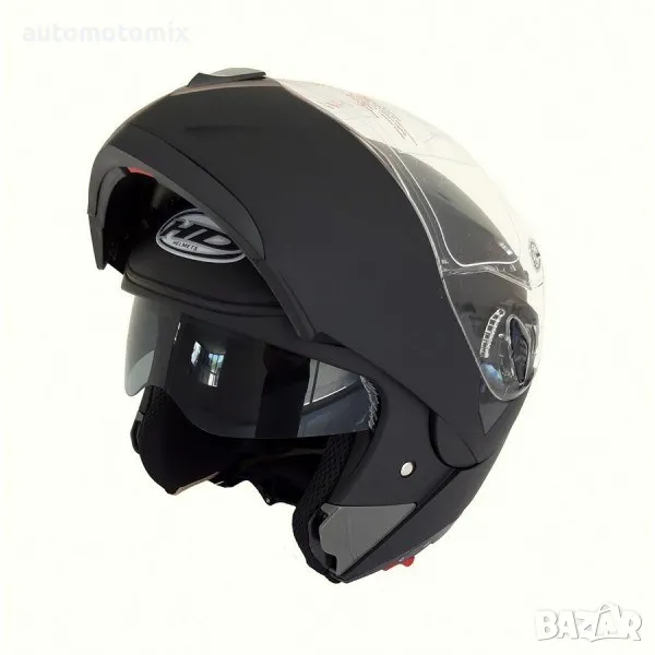 МОДУЛАРНА КАСКА, Отваряема каска за мотор с очила - 253066, снимка 1
