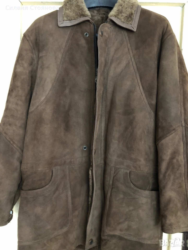 Яке с пух от велур, снимка 1