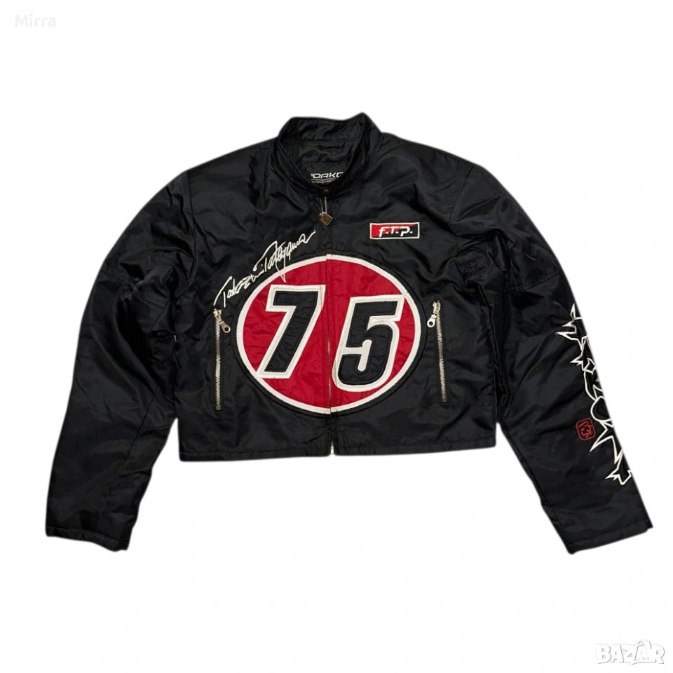 Dakota Cropped Racing Jacket Yakuzza, снимка 1